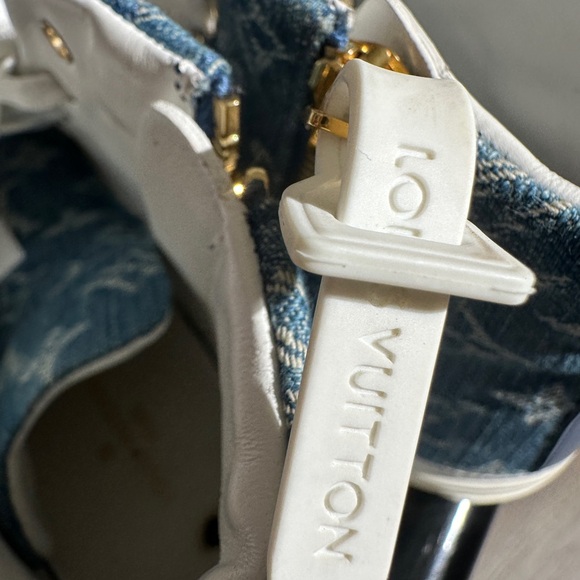 Louis Vuitton Denim Jean Hi Top Sneakers - Picture 6 of 13